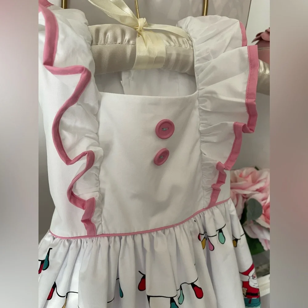 🔴🔴🔴SOLD🔴🔴🔴Eleanor Rose Girls holiday Christmas dress size 5-6 EUC - Picture 2 of 4